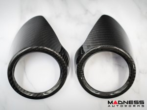 Alfa Romeo Giulia Interior Rear Air Vent Trim - Carbon Fiber - Feroce Carbon Alfa Romeo Giulia Interior Rear Air Vent Trim - Carbon Fiber - Feroce Carbon